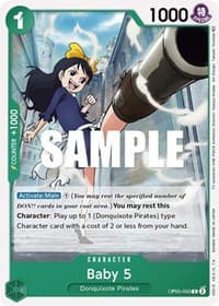 Baby 5 (033) - Awakening of the New Era - One Piece Card Game card