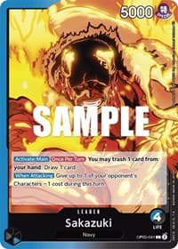 Sakazuki - Awakening of the New Era - One Piece Card Game card