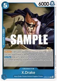 X.Drake - Awakening of the New Era - One Piece Card Game card