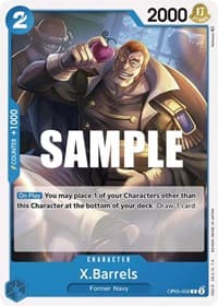 X.Barrels - Awakening of the New Era - One Piece Card Game card