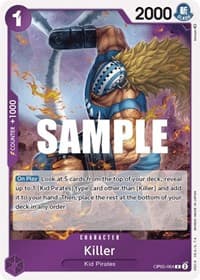 Killer - Awakening of the New Era - One Piece Card Game card