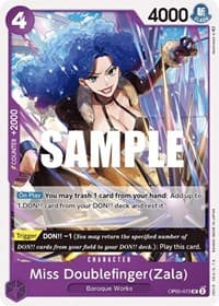 Miss Doublefinger(Zala) - Awakening of the New Era - One Piece Card Game card