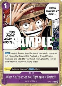 When You're at Sea You Fight against Pirates!! - Awakening of the New Era - One Piece Card Game card