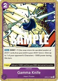 Gamma Knife - Awakening of the New Era - One Piece Card Game card