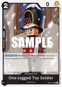 One-Legged Toy Soldier - Awakening of the New Era - One Piece Card Game card