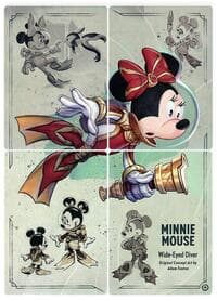 Minnie Mouse - Wide-Eyed Diver Puzzle Insert (Set of 4) - Rise of the Floodborn - Disney Lorcana card