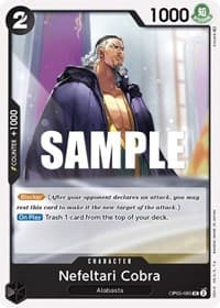 Nefeltari Cobra - Awakening of the New Era - One Piece Card Game card