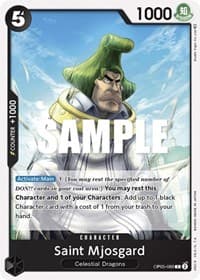 Saint Mjosgard - Awakening of the New Era - One Piece Card Game card