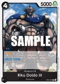 Riku Doldo III - Awakening of the New Era - One Piece Card Game card