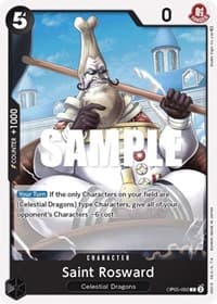 Saint Rosward - Awakening of the New Era - One Piece Card Game card