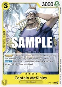 Captain McKinley - Awakening of the New Era - One Piece Card Game card