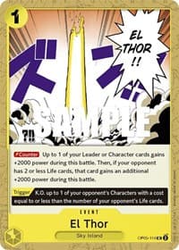 El Thor - Awakening of the New Era - One Piece Card Game card