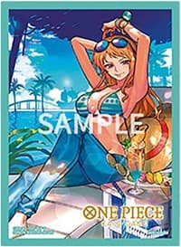 One Piece Card Game Official Sleeves: Assortment 4 - Nami (70-Pack) - Bandai Card Sleeves - Card Sleeves card