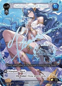Sabrina, Spirit of Water - Promotional Cards - Grand Archive TCG card