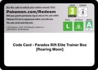 Code Card - Paradox Rift Elite Trainer Box [Roaring Moon] - SV04: Paradox Rift - Pokemon card