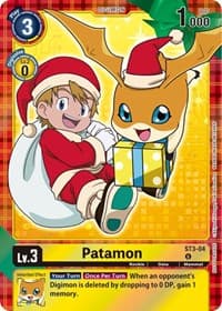 Patamon (Winter Holiday 2023) - Starter Deck 03: Heaven's Yellow - Digimon Card Game card