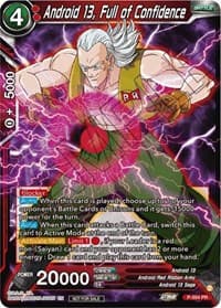 Android 13, Full of Confidence (Zenkai Series Tournament Pack Vol.6) - Tournament Promotion Cards - Dragon Ball Super: Masters card