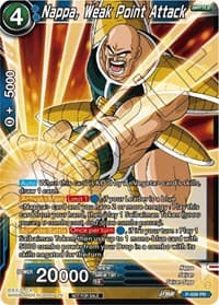 Nappa, Weak Point Attack (Zenkai Series Tournament Pack Vol.6) - Tournament Promotion Cards - Dragon Ball Super: Masters card
