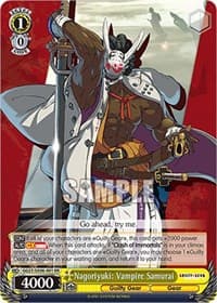 Nagoriyuki: Vampire Samurai - Guilty Gear -Strive- - Weiss Schwarz card