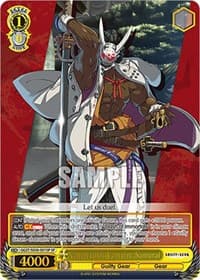 Nagoriyuki: Vampire Samurai (SP) - Guilty Gear -Strive- - Weiss Schwarz card
