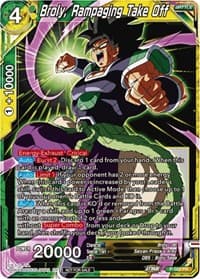 Broly, Rampaging Take Off (Zenkai Series Tournament Pack Vol.6) - Tournament Promotion Cards - Dragon Ball Super: Masters card