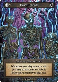 Bone Rabble (Store Alternate Art Promo) - Beta - Sorcery: Contested Realm card