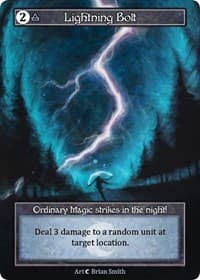 Lightning Bolt (Team Covenant Promo) (Foil) - Beta - Sorcery: Contested Realm card