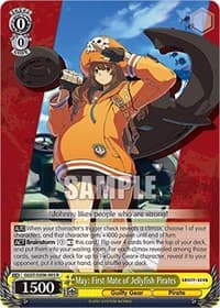May: First Mate of Jellyfish Pirates - Guilty Gear -Strive- - Weiss Schwarz card