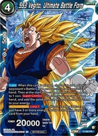 SS3 Vegito, Ultimate Battle Form (Zenkai Series Tournament Pack Vol.6) (Winner) - Tournament Promotion Cards - Dragon Ball Super: Masters card
