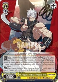 Chipp: Ninja President - Guilty Gear -Strive- - Weiss Schwarz card