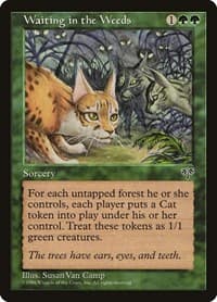 Waiting in the Weeds - Mirage - Magic: The Gathering card