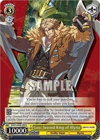 Leo: Second King of Illyria - Guilty Gear -Strive- - Weiss Schwarz card
