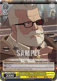 Goldlewis: Pillar of a Nation - Guilty Gear -Strive- - Weiss Schwarz card