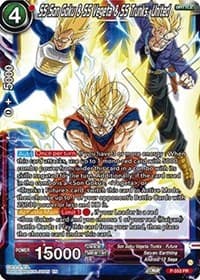 SS Son Goku & SS Vegeta & SS Trunks, United - Promotion Cards - Dragon Ball Super: Masters card
