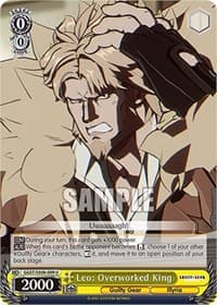 Leo: Overworked King - Guilty Gear -Strive- - Weiss Schwarz card