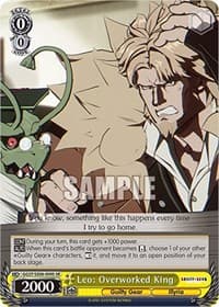 Leo: Overworked King (SR) - Guilty Gear -Strive- - Weiss Schwarz card