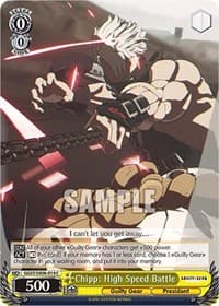 Chipp: High Speed Battle - Guilty Gear -Strive- - Weiss Schwarz card