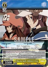 May & April: Johnny's Crew - Guilty Gear -Strive- - Weiss Schwarz card