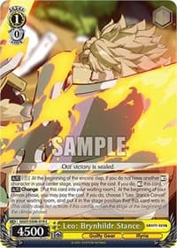 Leo: Brynhildr Stance - Guilty Gear -Strive- - Weiss Schwarz card