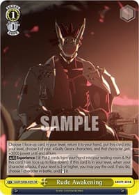 Rude Awakening (SR) - Guilty Gear -Strive- - Weiss Schwarz card