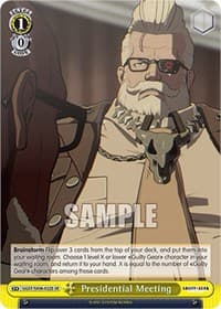 Presidential Meeting (SR) - Guilty Gear -Strive- - Weiss Schwarz card