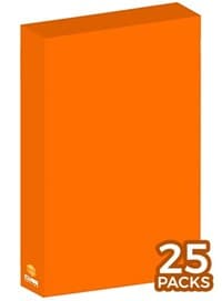 Cubeamajigs Reusable Gaming Packs - Orange (25-Pack) - Hitpoint Press Thingamajigs - Collectible Storage card