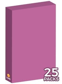 Cubeamajigs Reusable Gaming Packs - Pink (25-Pack) - Hitpoint Press Thingamajigs - Collectible Storage card