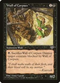 Wall of Corpses - Mirage - Magic: The Gathering card