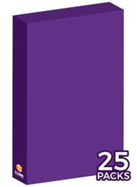 Cubeamajigs Reusable Gaming Packs - Purple (25-Pack) - Hitpoint Press Thingamajigs - Collectible Storage card