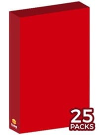 Cubeamajigs Reusable Gaming Packs - Red (25-Pack) - Hitpoint Press Thingamajigs - Collectible Storage card