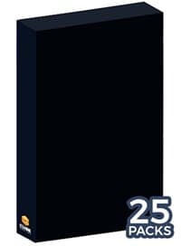 Cubeamajigs Reusable Gaming Packs - Black (25-Pack) - Hitpoint Press Thingamajigs - Collectible Storage card
