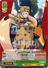 Millia: Master Assassin (SP) - Guilty Gear -Strive- - Weiss Schwarz card