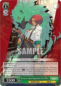 Giovanna: Special Operations Unit Officer - Guilty Gear -Strive- - Weiss Schwarz card