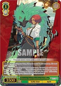 Giovanna: Special Operations Unit Officer (SP) - Guilty Gear -Strive- - Weiss Schwarz card